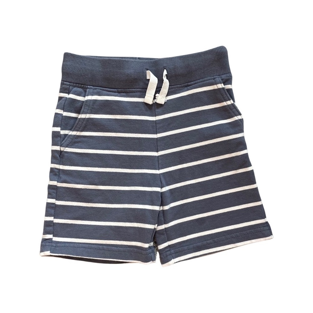 Toddler Shorts, 2T, Blue/White/Stripes